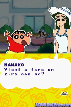 Crayon Shin-chan DS - Arashi o Yobu Nutte Crayoon Daisakusen! (Japan) screen shot game playing